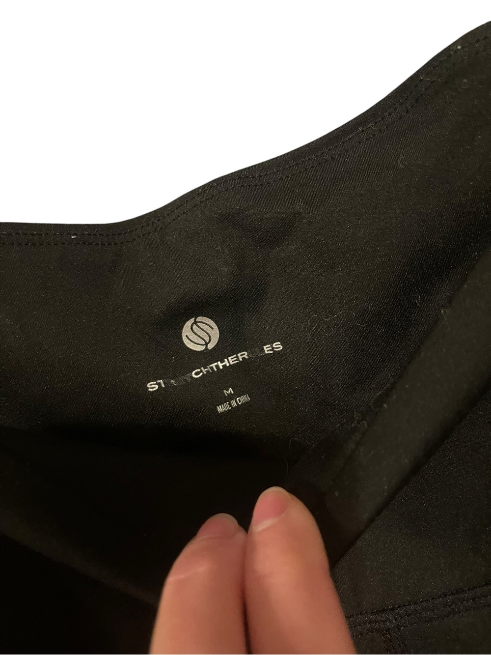 Black High-Rise Bike Shorts - Picture 3 of 3